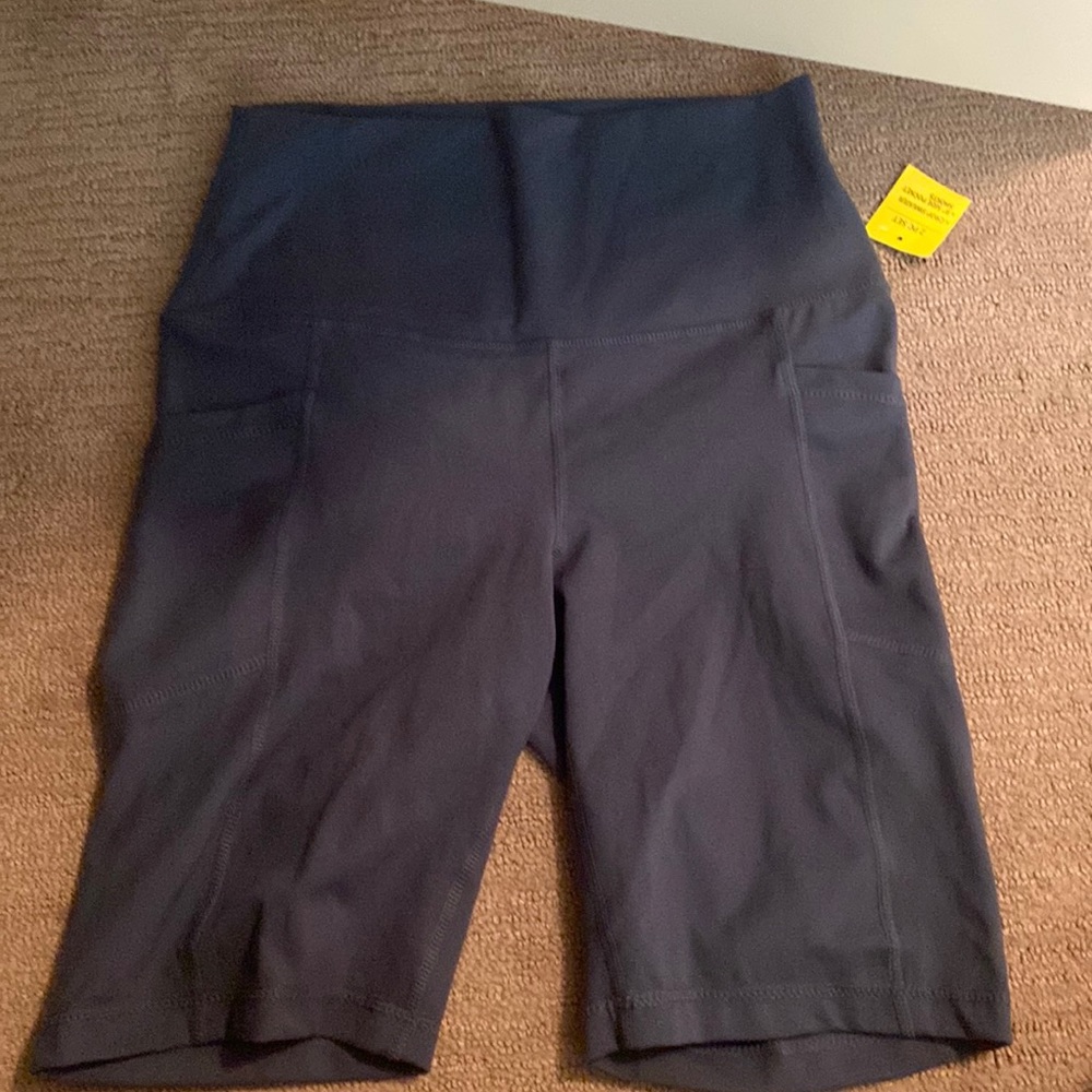 navy biker shorts